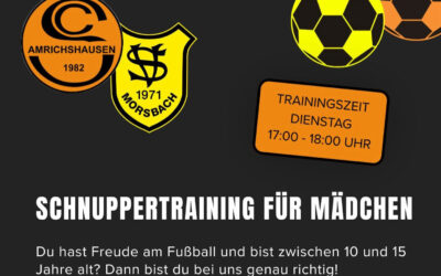 Mädchenfußball in Künzelsau – Komm zum Schnuppertraining!